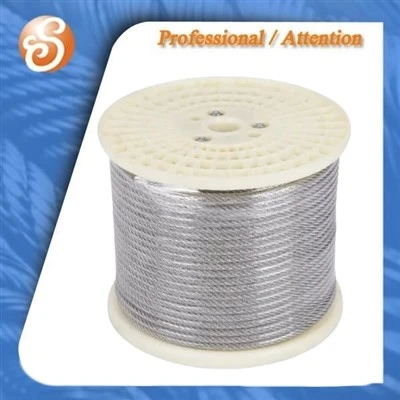 Kabòn asye 7x7 fil kòd anwoulman galvanised 1.5mm 3mm 5mm