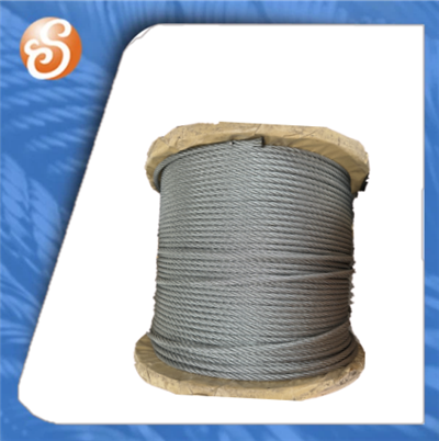 Steel fil kòd 305m rhr l asye nwayo 7x19